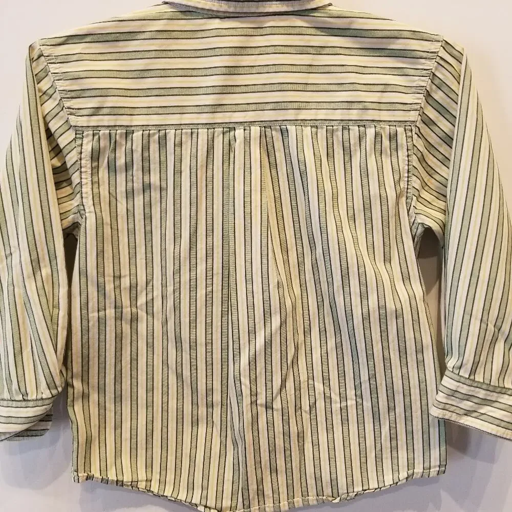 Old Navy Boys Button Dress Shirt Long Sleeve Collar Shirt Comfortable Size S‎